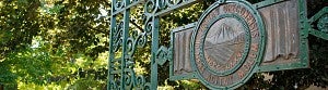 Dad's Gate entrance to campus Dad's Gate entrance to campus