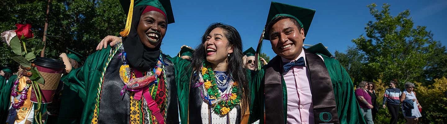 International students at commencement International students at commencement