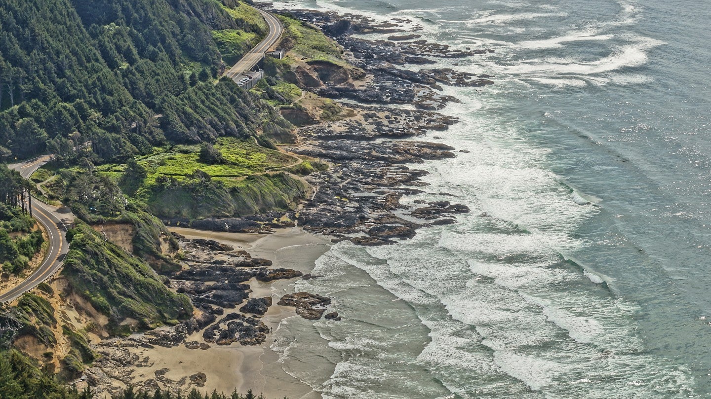 view from Cape Perpetua, Oregon coast