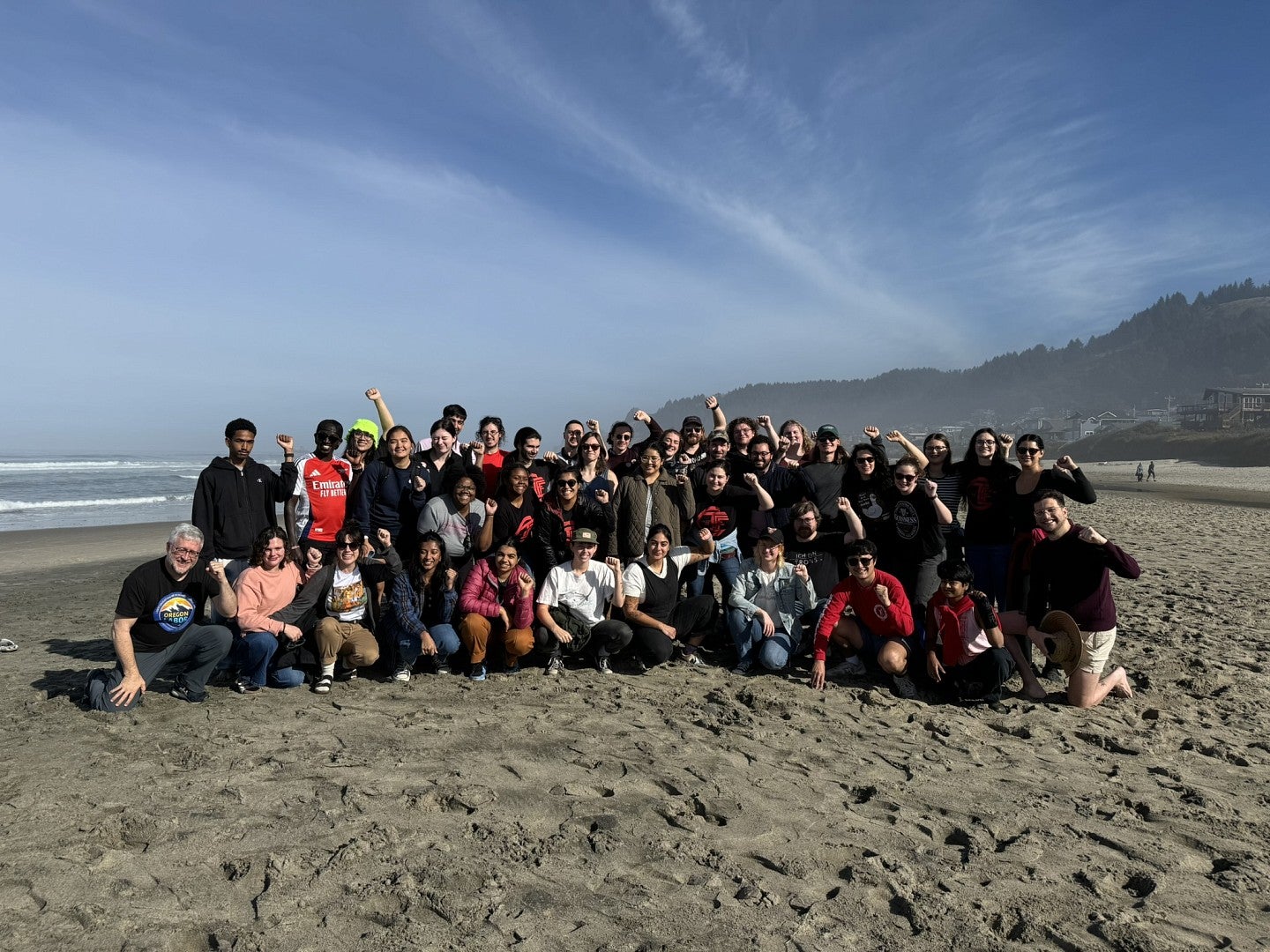 GTFF E-Council Retreat training caucus chairs and departmental stewards in Lincoln City, Oregon, September 2024