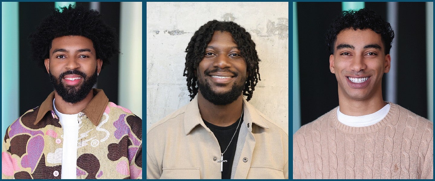 Three headshots of UO graduate students.