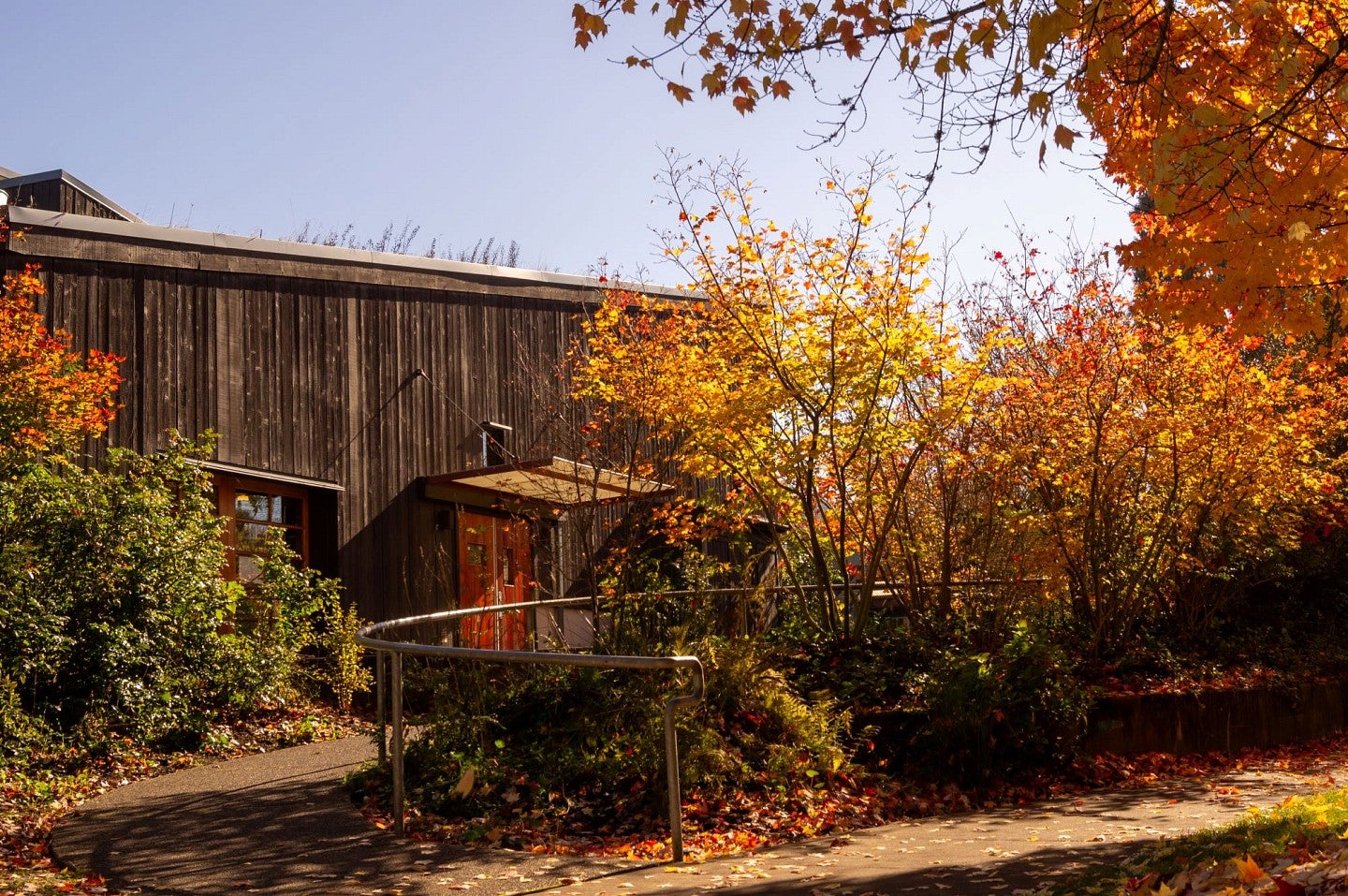 Many nations longhouse west entrance