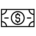 Dollar bill icon