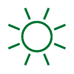 icon of a sun