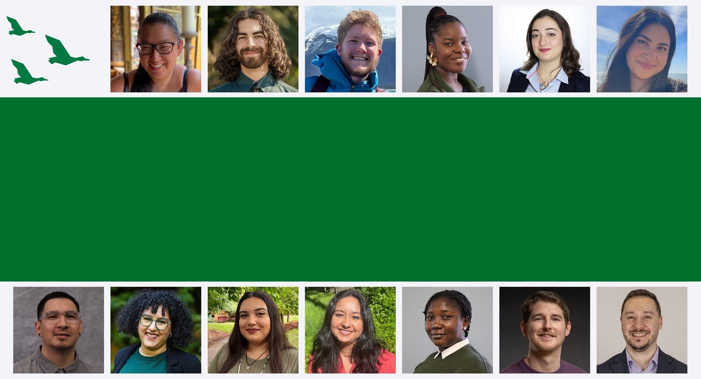 Collage of scholarship winners.