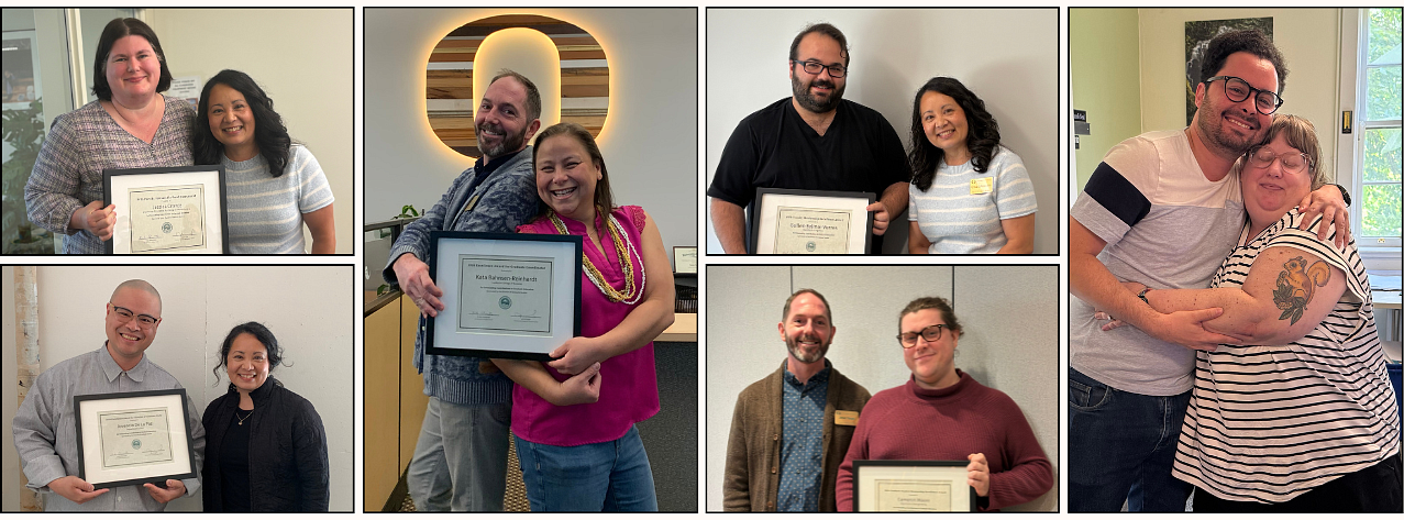 Collage of Graduate Education Excellence Award winners