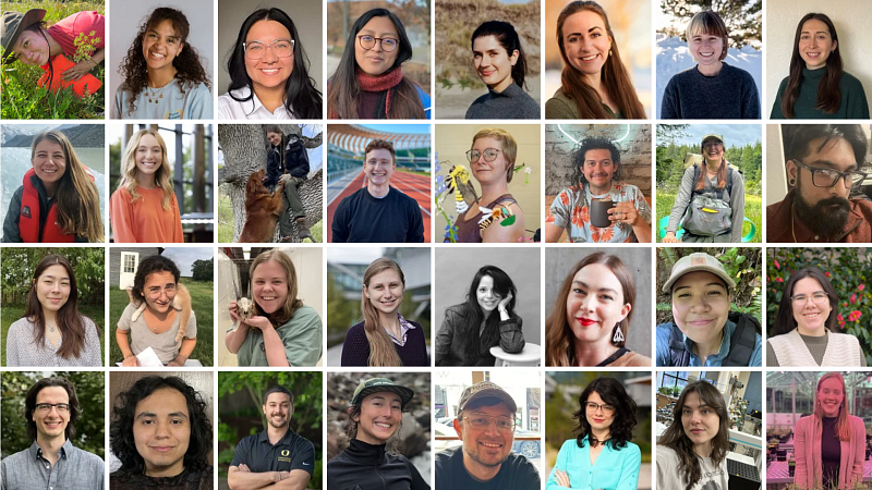 Headshots of National Science Foundation research fellows