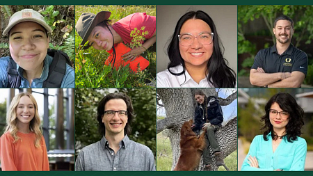 Individual photos of eight of the new Graduate Research Fellows.