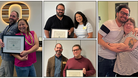 Collage of Graduate Education Excellence Award winners