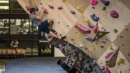 Bouldering Wall at the UO Rec Center