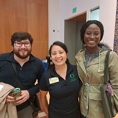 Students with Vice Provost