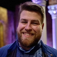 Austin smiling