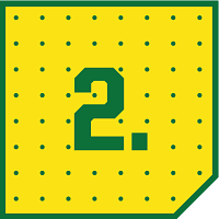 number two over dot background